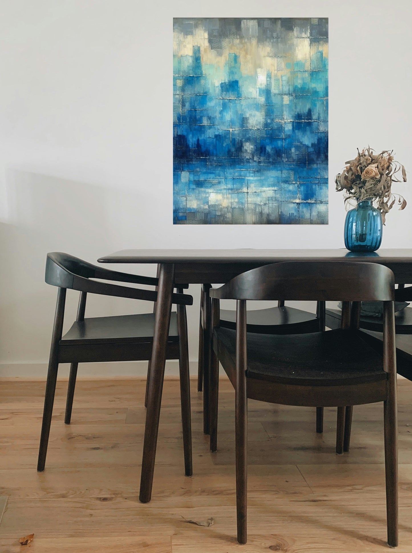 Acoustic Panel with Contemporary Abstract design. Large 12 mm panels for Home Office Studios Cafe Bars & more.