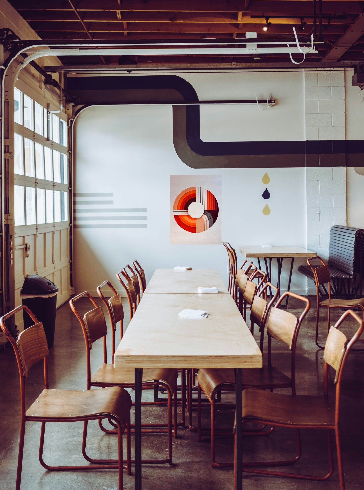 Acoustic Art with Midcentury Modern Designs. Large 12 mm thick panels for Home Office Cafe Bars & more.