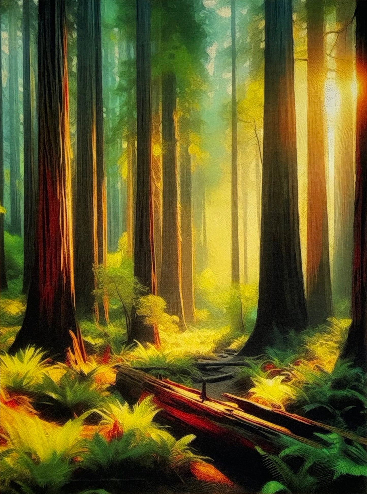 Acoustic Art with Mood Impressionist Design. Large 12 thick panels for Home Office Studios Cafe Bars & more.
